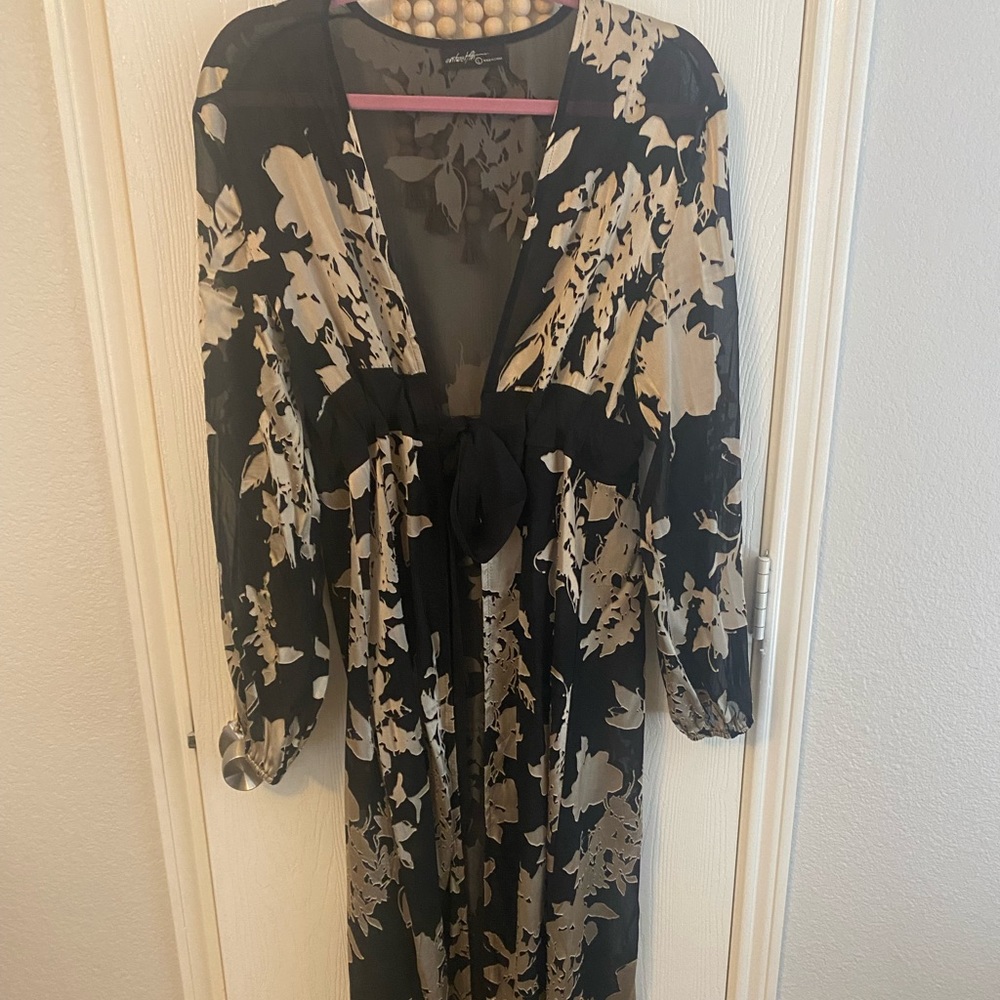 Floral duster - sheer